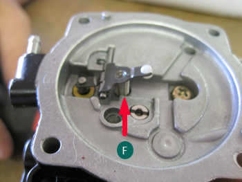 carburetor metering lever spring